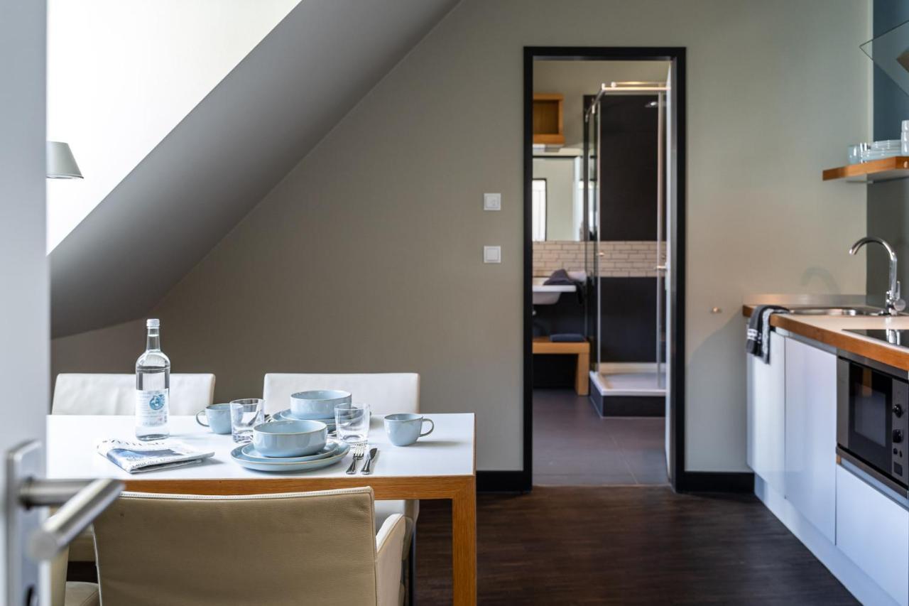 The Green Rostock Apartment Hotel Exterior foto